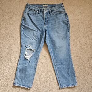 Madewell Curvy Perfect Vintage Straight Jean 16W